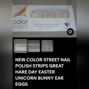 Color Street Nail Strips - Easter  Bunny GREAT HARE DAY NEW